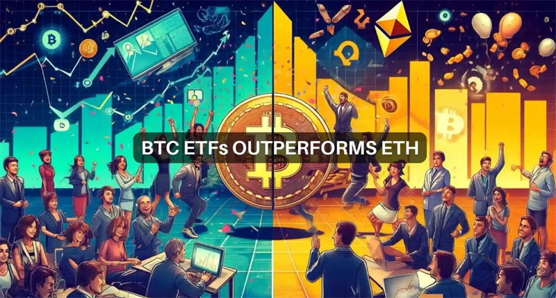 比特币 ETF 流入占主导地位,贝莱德领衔:“ETH 已无立足之地”