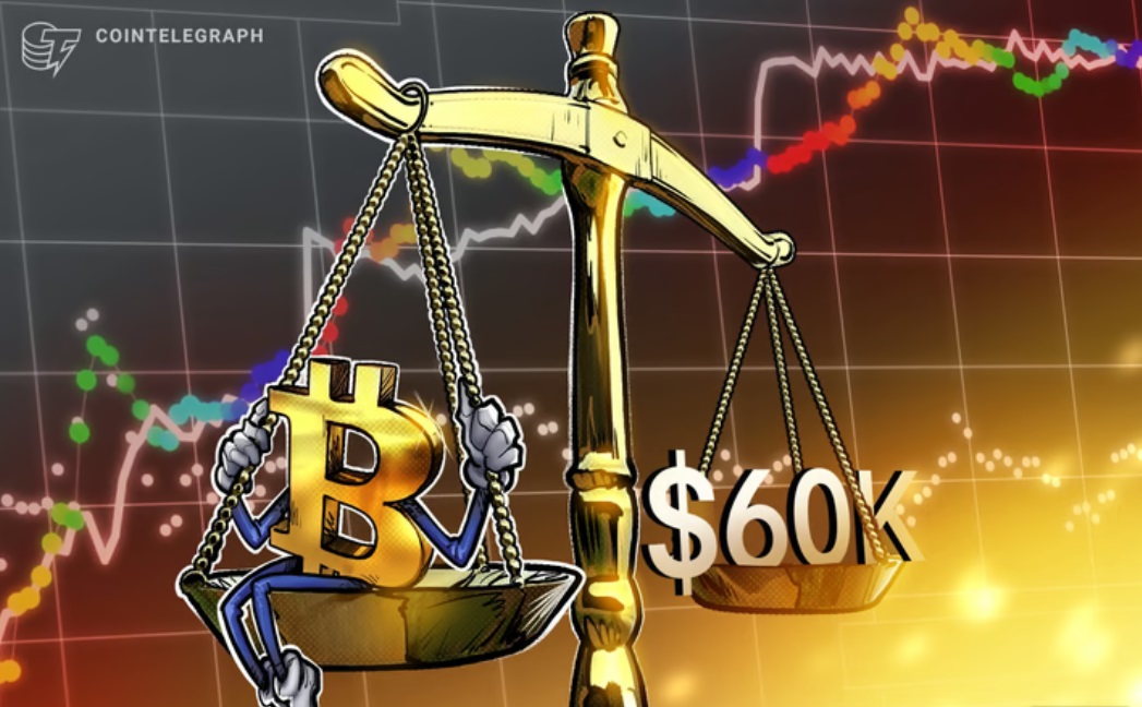 交易员关注 60,000 美元以下的 BTC 价格,比特币指标出现“局部底部”