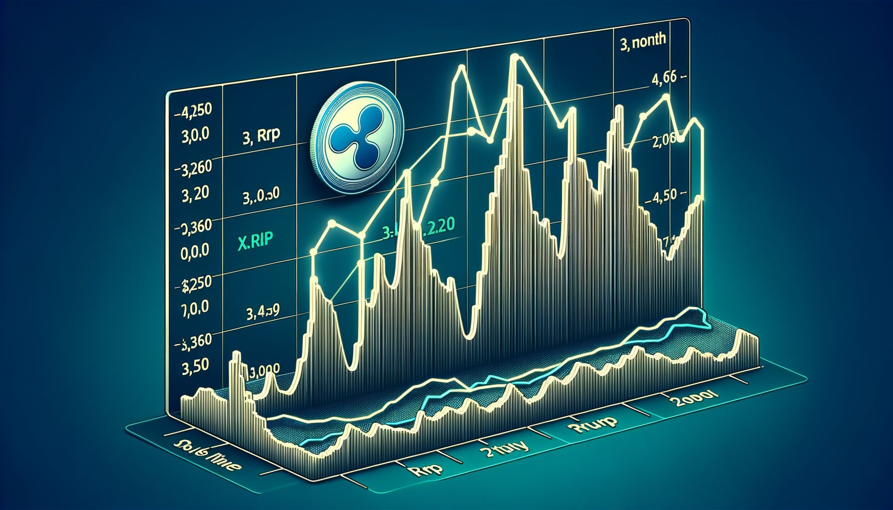 Ripple XRP短暂飙升6%,多久会突破0.65美元?