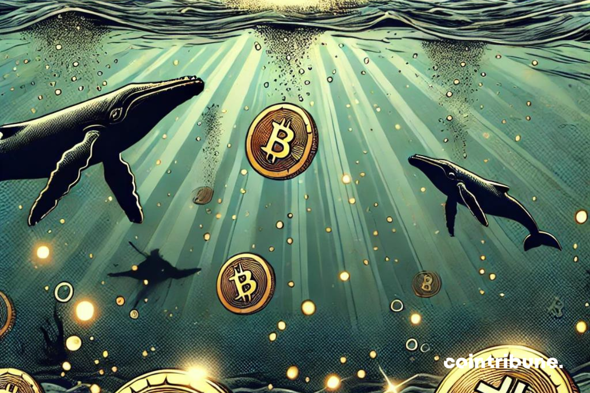 一个月内积累了 133,000 个比特币!鲸鱼们在计划什么?