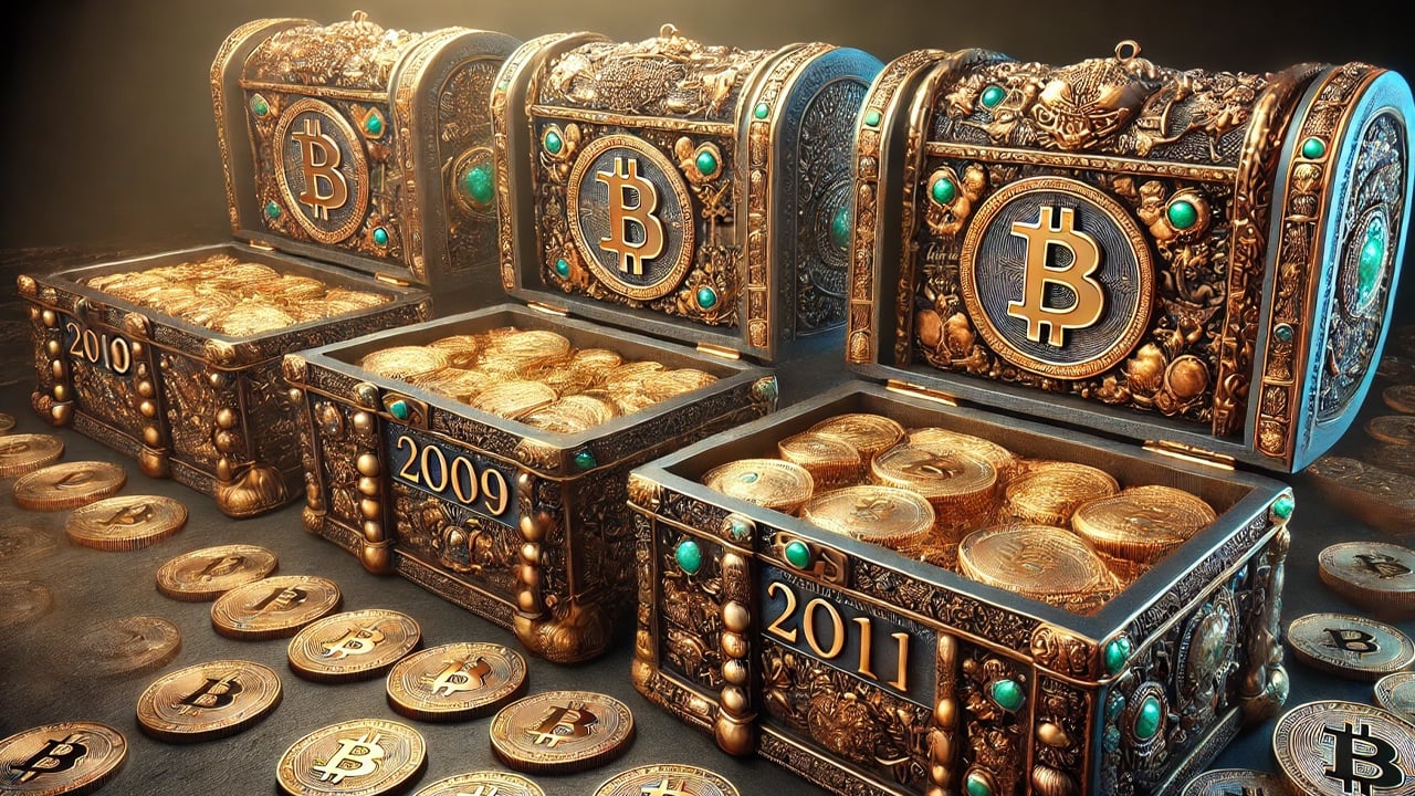 2009 年至 2012 年的 171 万 BTC 区块奖励仍处于闲置状态,价值超过 1000 亿美元