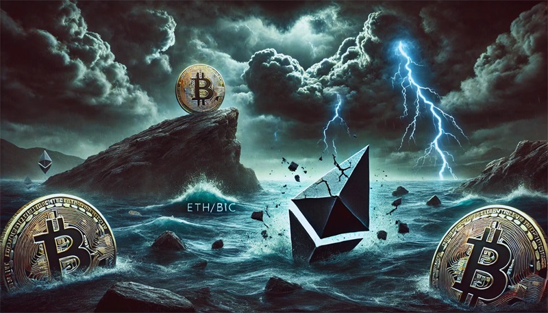 ETH/BTC 跌至多年低点,交易员准备迎接更大跌幅
