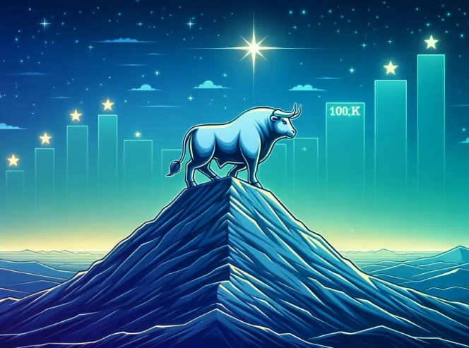 比特币价格突破 10 万美元:多头将目光投向更高